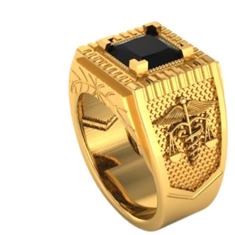 Anel de Formatura Perito Criminal com Pedra Zirconia Anel de Formatura Perito Criminal com Pedra Zirconia | Joias Douradas
